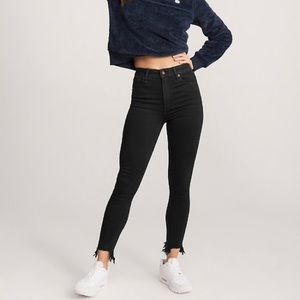 Black High Rise A&F jeans NWOT